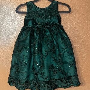 Emerald Toddler Dress